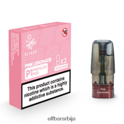 BH6XH4150 елфбар мате 500 п1 напуњене махуне - 20мг (2 паковања) ружичаста лимунада