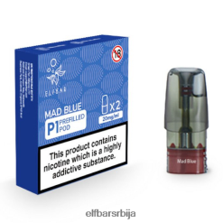 BH6XH4160 елфбар мате 500 п1 напуњене махуне - 20мг (2 паковања) мад блуе