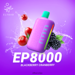 VD6B4267 Вапе за једнократну употребу нове еп8000 пуффс ELFBAR купина брусница