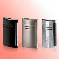 S.T. Dupont MaxiJet Upaljač Gunmetal & Black Chrome
