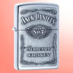 Zippo upaljač - Jack Daniel's Logo, hrom, doživotna garancija