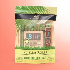 King Palm 25 Slim Rolls – Prirodni Listovi