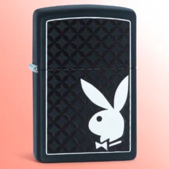 Zippo upaljač Playboy, crni mat, dijamantski uzorak