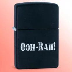 Zippo upaljač - US Marines Ooh Rah! - mat crna