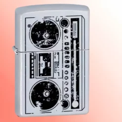 Zippo vetrootporni upaljač - Boombox satin hrom