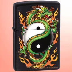 Zippo Upaljač Yin Yang Dragon - Crna Mat
