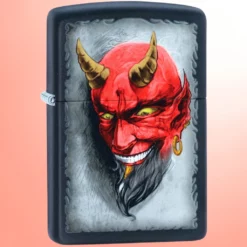 Zippo upaljač Tattoo Devil - crna mat završna obrada