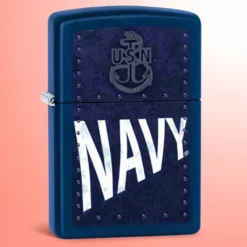 Zippo upaljač - U.S. Navy zakovice u mat mornarskoj boji