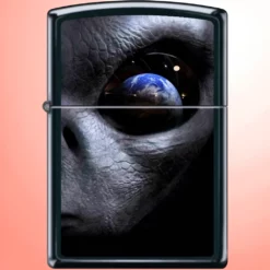 Zippo upaljač - Alien Earth Eye crna mat