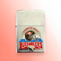 Zippo Lighter - NFL Tampa Bay Buccaneers 2003, brušeni hrom