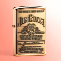 Zippo Jim Beam Brass Emblem Brass - Proizvedeno u SAD