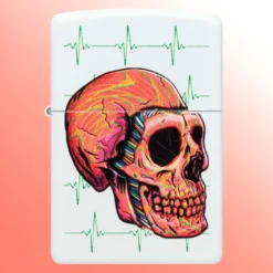 Zippo Lighter - Cyber Skull Beli Mat