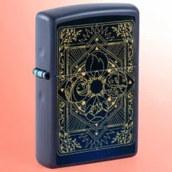 Navy Matte Zippo upaljač - Elements