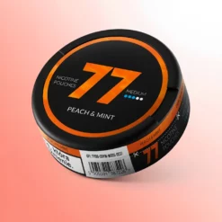77 Peach Mint nikotinske kesice – 10mg (5 pakovanja)