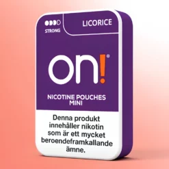 ON! Sladić nikotinske kesice 6mg (5 pakovanja)