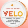 VELO Citrus Burst 4mg Nicotine Pouches (5 Pack)
