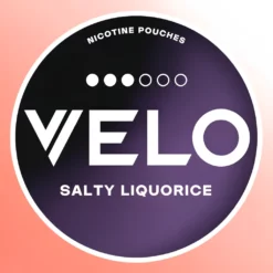 VELO Salty Liquorice Slim Nicotine Pouches – 10mg (5 Pack)