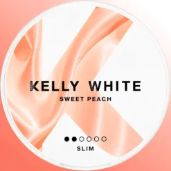 Kelly White Sweet Peach Slim nikotinske kesice (5 pakovanja)
