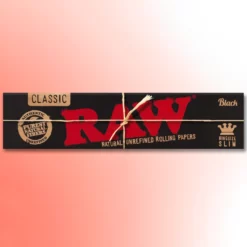 RAW Black Kingsize Slim ultra-tanke rol papire