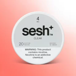 Sesh+ Clear kesice sa sintetičkim nikotinom (5 pak.)