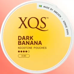 XQS Dark Banana 8mg glatke nikotinske kesice (5 pakovanja)