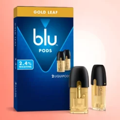 Blu Pods Gold Leaf 2.4% - 2 Pack sa glatkim duvanskim ukusom
