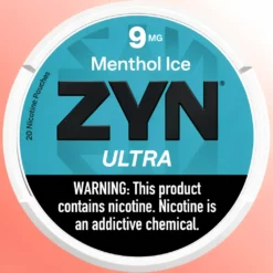 ZYN Ultra Menthol Ice 9mg Nikotinske Vrecice (5 Pakovanja)