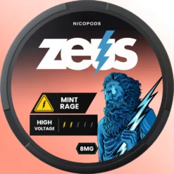 Zeus Mint Rage Nikotinske Vrećice 25mg (5 Pakovanja)