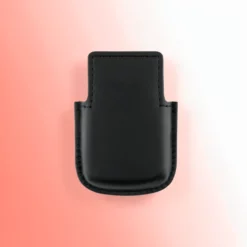 S.T. Dupont Ligne 2 Black Calf Leather Lighter Case