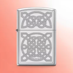 Zippo upaljač Keltski čvor - hrom, vetrootporan, garancija