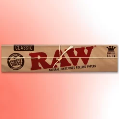 RAW Classic Kingsize Slims - prirodno nerafinisani papiri