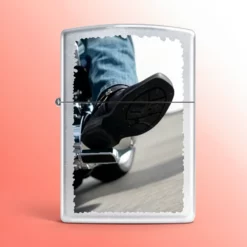 Zippo Classics upaljač - Biker Boot brušeni hrom