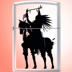 Zippo upaljač – Indijanac na konju, hrom