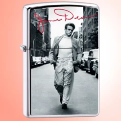 Zippo upaljač James Dean Street polirani hrom, Made in USA