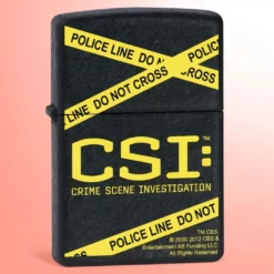 Zippo Lighter - CSI : Crime Scene Investigation Logo, crni