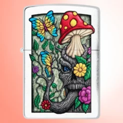 Zippo Classics upaljač - Freaky Nature, Brushed Chrome