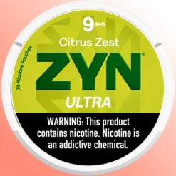 ZYN Ultra Citrus Zest 9mg nikotinske vrećice bez duvana (5x)